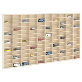Wanddisplay-Case Wandhalterung Beige 98 x 4,5 x 55 cm
