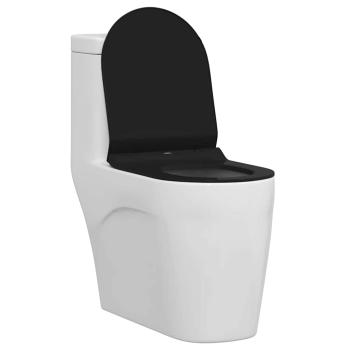 Toilettensitz Verstellbar Schwarz 50 x 36,5 x 5 cm Polypropylen
