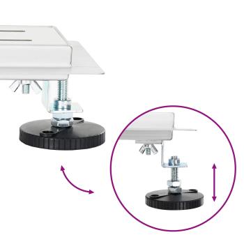 Duschabfluss mit Glashülle und 360° Siphon Silber 100 cm