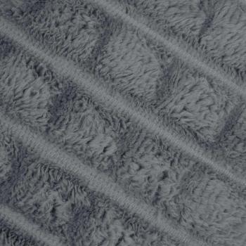 Überwurfdecke Dunkelgrau 200 x 150 cm Fleece