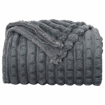 Wohndecke Dunkelgrau 240 x 220 cm 9.41 kg Fleece