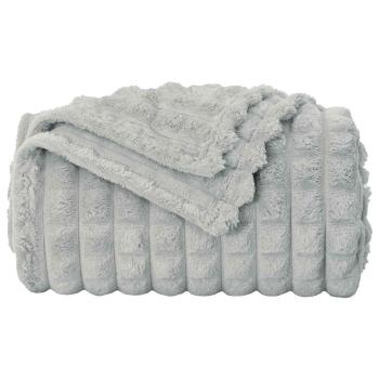 Wohndecke Grau 95 x 220 cm 0.51 kg Fleece