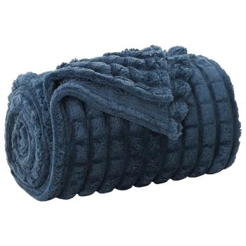 Wohndecke Marineblau 240 x 220 cm 1.37 kg Fleece