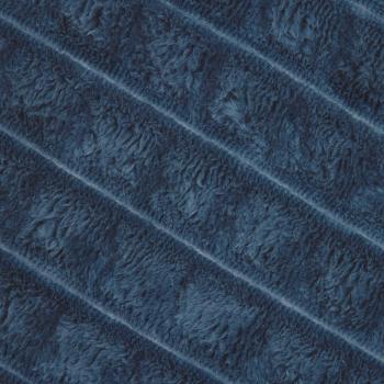 Überwurfdecke Marineblau 270 x 240 cm Fleece