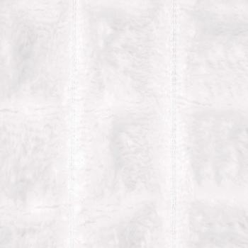 Überwurfdecke Weiß 150 x 130 cm Fleece