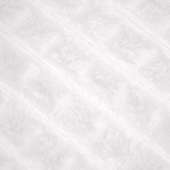 Überwurfdecke Weiß 240 x 220 cm Fleece