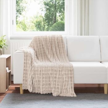 ARDEBO.de - Wohndecken 6 Stk. Beige 150 x 130 cm 2.75 Fleece