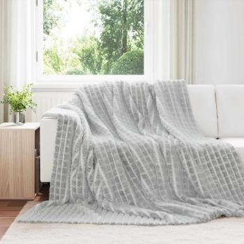 ARDEBO.de - Wohndecken 6 stk. Grau 240 x 220 cm 7.71 kg Fleece