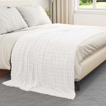 Wohndecken 6 stk. Weiß 200 x 150 cm 4,5 kg Fleece