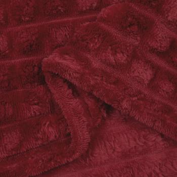 Wohndecken 6 Stk. Bordeauxrot 240 x 220 cm 8.63 Fleece