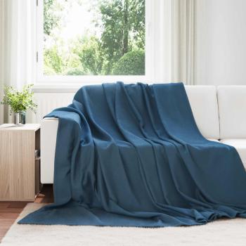 ARDEBO.de - Wohndecke Marineblau 240 x 220 cm 0.74 kg Fleece
