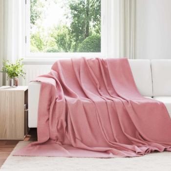 ARDEBO.de - Wohndecke Rosa 240 x 220 cm 0.74 kg Fleece