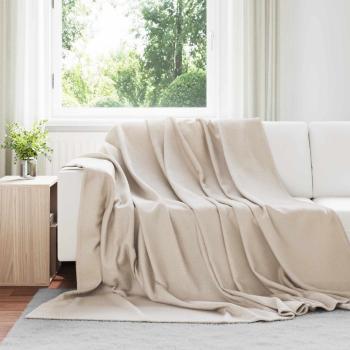 ARDEBO.de - Wohndecken 6 stk. Beige 270 x 240 cm 5.08 kg Fleece