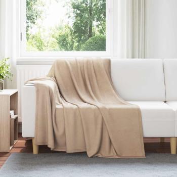ARDEBO.de - Wohndecken 6 stk. Kamel 200 x 150 cm 2.61 kg Fleece