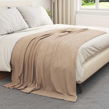 Wohndecken 6 stk. Kamel 200 x 150 cm 2.61 kg Fleece