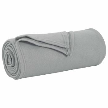 Wohndecken 6 stk. Grau 170 x 130 cm 1.86 kg Fleece