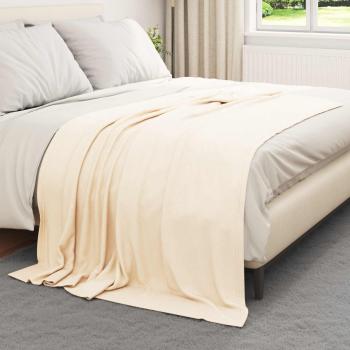 Wohndecken 6 stk. Creme 200 x 150 cm 2.61 kg Fleece