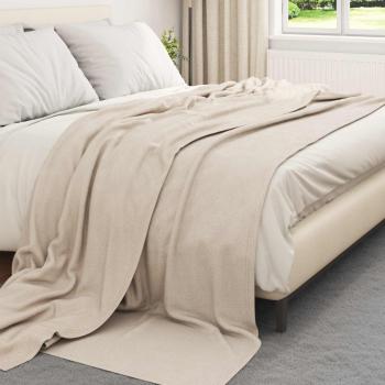 Wohndecken 24 stk. Beige 270 x 240 cm 21.77 kg Fleece
