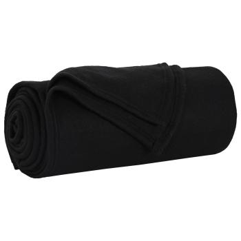 Wohndecken 24 stk. Schwarz 240 x 220 cm 17.63 kg Fleece