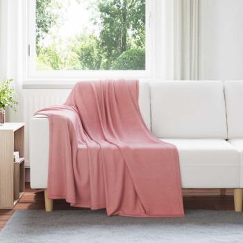 ARDEBO.de - Wohndecken 24 Stk. Rosa 170 x 130 cm 7.43 Fleece