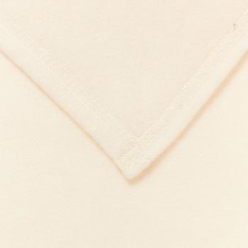 Überwurfdecke Creme 350 x 270 cm Fleece