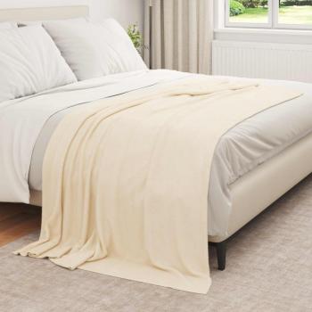 Wohndecken 6 stk. Creme 210 x 140 cm 2.48 kg Fleece