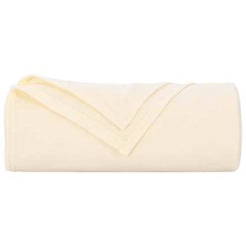Wohndecken 6 stk. Creme 280 x 210 cm 4.85 kg Fleece