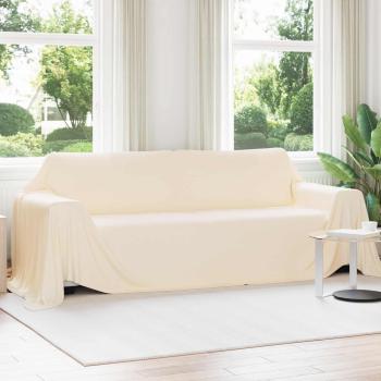 ARDEBO.de - Wohndecken 6 stk. Creme 350 x 270 cm 8.09 kg Fleece