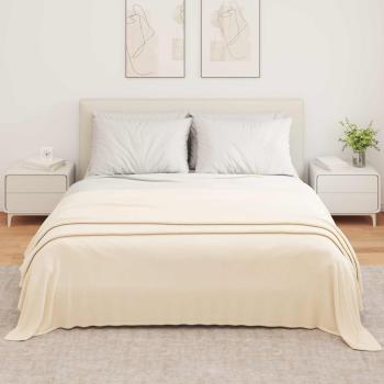 Wohndecken 6 stk. Creme 350 x 270 cm 8.09 kg Fleece