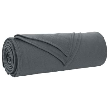 Wohndecken 6 stk. Dunkelgrau 280 x 210 cm 4.88 kg Fleece