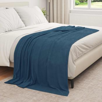 Wohndecken 6 stk. Marineblau 210 x 140 cm 2.44 kg Fleece