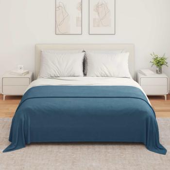 Wohndecken 6 stk. Marineblau 280 x 210 cm 4.74 kg Fleece