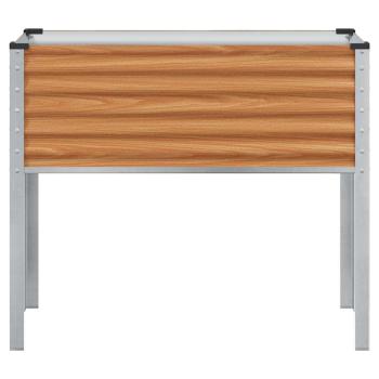 Gartenblumentopf Hellbraun 100 x 45 x 90 cm Verzinkter Stahl