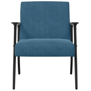 Sessel Blau Samt