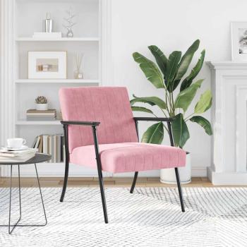 Sessel Rosa Samt