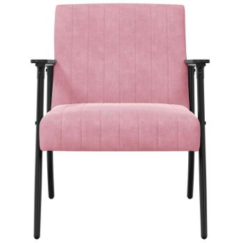 Sessel Rosa Samt