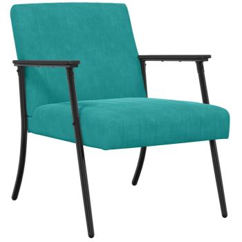 Sessel Türkis Samt