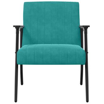 Sessel Türkis Samt