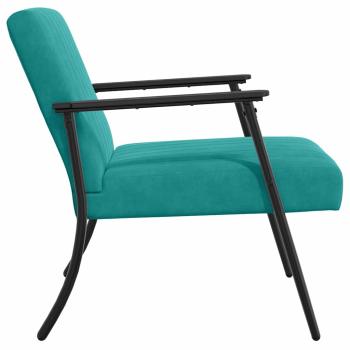 Sessel Türkis Samt