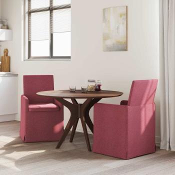 Esszimmerstühle 2 Stk. Stoff Weinrot 57 x 67 x 95 cm