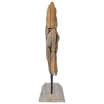Weihnachtsstern Braun 43,5 x 13,5 x 59 cm Massivholz Teak