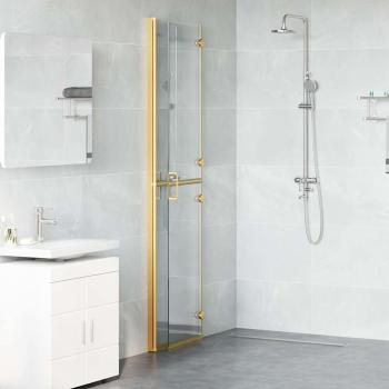 Walk-In Duschwand Gold 100 x 6,5 x 190 cm