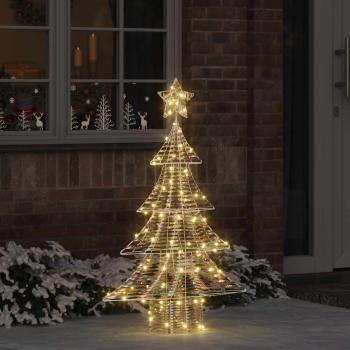 ARDEBO.de - Weihnachtsbaum 120 LEDs Warmweiß 120,5 cm PET