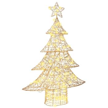 Weihnachtsbaum 120 LEDs Warmweiß 120,5 cm PET
