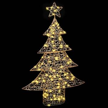 Weihnachtsbaum 120 LEDs Warmweiß 120,5 cm PET