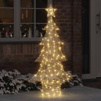 ARDEBO.de - Weihnachtsbaum 160 LEDs Warmweiß 151 cm PET