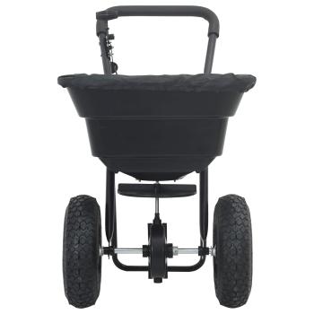 Streuer Schwarz 53 x 81,5 x 78 cm PVC und Stahl