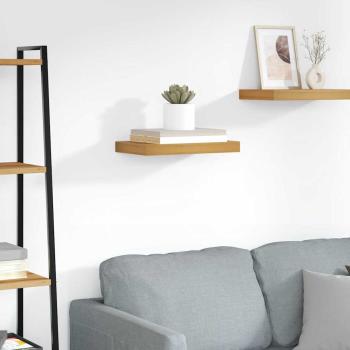 ARDEBO.de - Wandregal Wandhalterung Braun 40 x 23,5 x 3,8 cm Holzwerkstoff