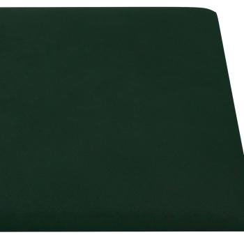 Wandkopfteilen 12 Stk. Dunkelgrün Samt