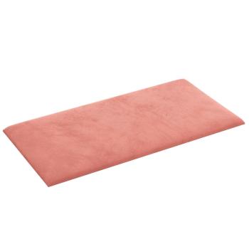 Wandkopfteilen 12 Stk. Rosa Samt